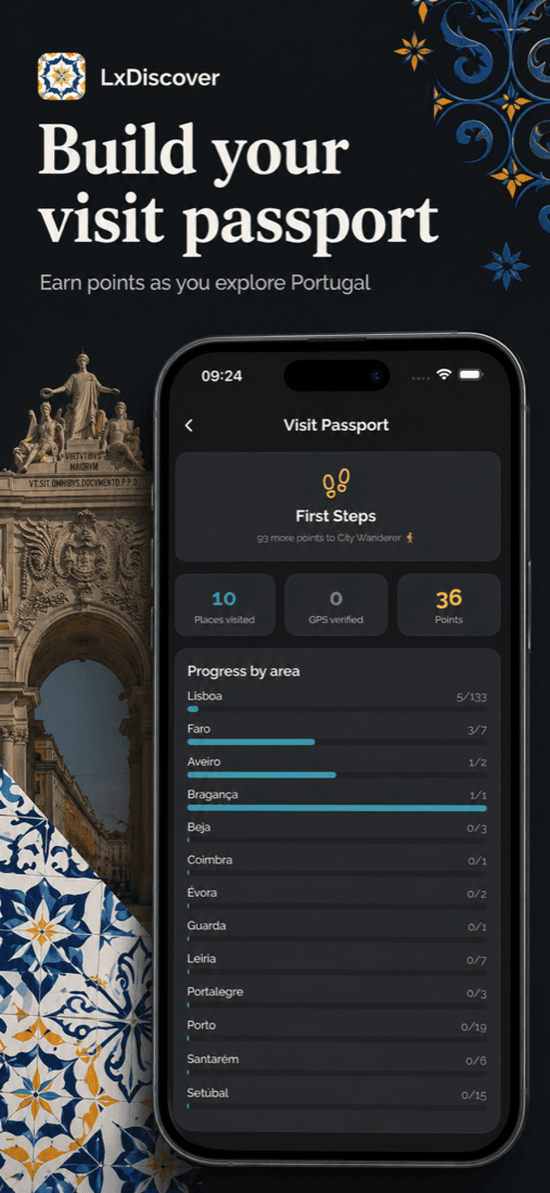 LxDiscover visit passport screen