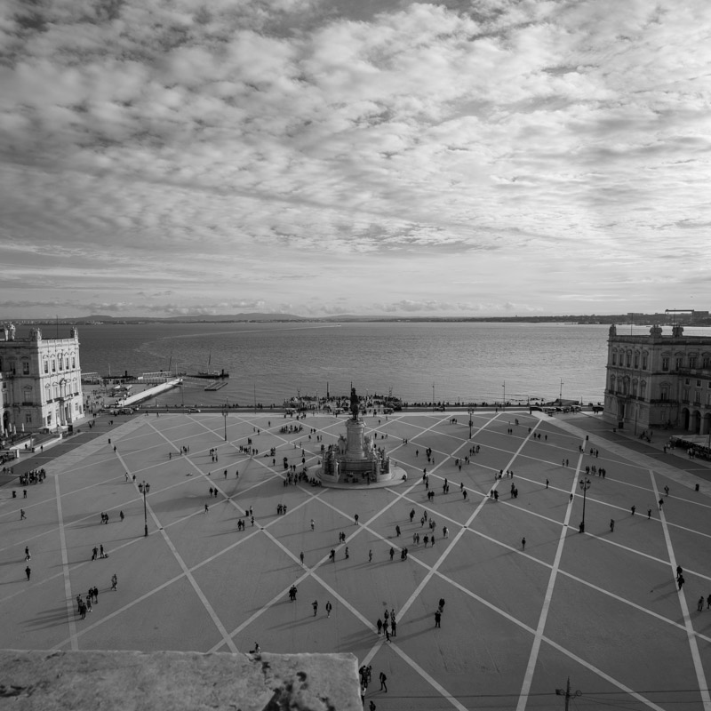 Praça do Comércio e Cais das Colunas
